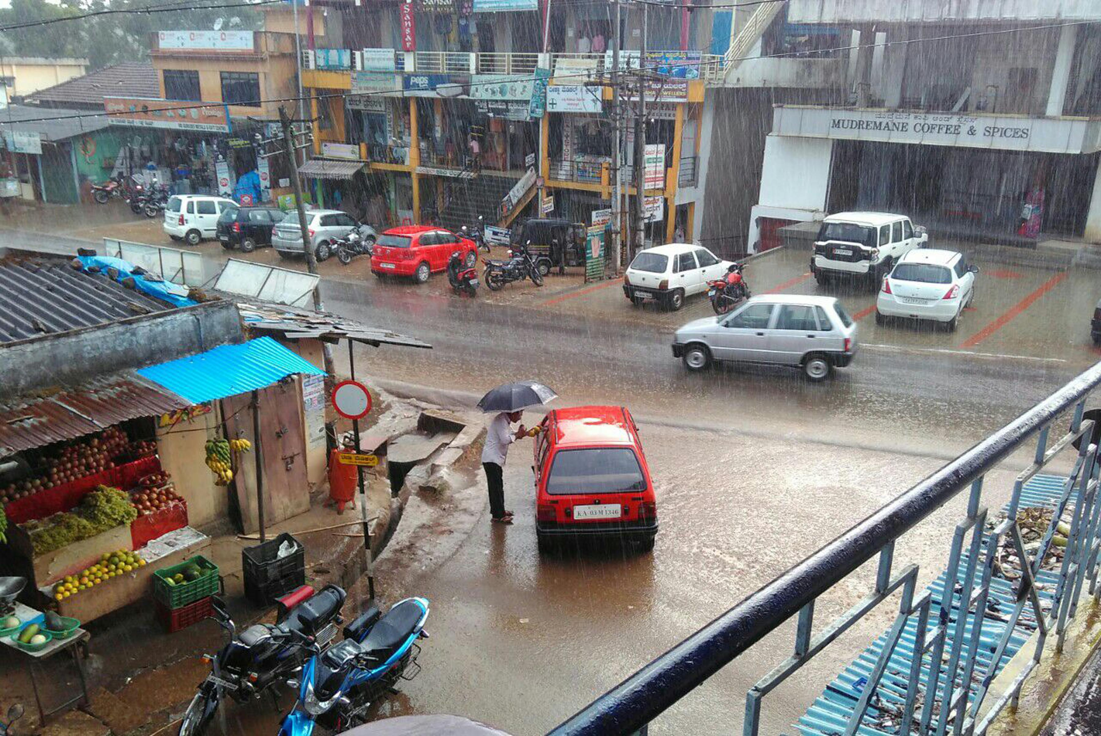 ಶಿವಮೊಗ್ಗ, ಮೂಡಿಗೆರೆಯಲ್ಲಿ  ತಂಪೆರೆದ ವರುಣ